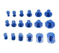 Jlobnyiun Dent Puller Tabs - Auto Body Repair Kit, 18pcs Glue Gasket Set, Panel Damage Removal Tools, Fix Equipment, Collision Restoration Accessories | Metal Correction for Vehicles