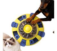 Jlobnyiun Dog Treat Dispenser Toy - Adjustable Slow Feeder - Interactive Automatic Feeder for Dogs, for Activation for Strong Chewers, All Dog Sizes, Puppies Training, Indoor