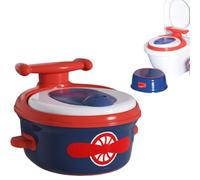 Jlobnyiun Educational Potty for Children, Potty Training Seat, Portable Non-Slip Base for Home Bathroom Travel Kindergarten Routine Girls Children 6 Months 6 Years