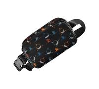 Jlobnyiun Fanny Packs for Women, Men Fanny Pack, Waist Pack for Men Adjustable Reflective Strip, Purse Belt Versatile Elegant for Wallet Keys Fabric, D, Se référer au descriptif, Refer to description