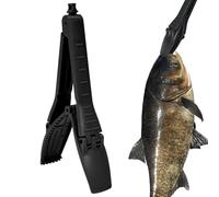 Jlobnyiun Fish Lip Gripper Lightweight Foldable Non-Slip Clamp - Fish Gripper for Fishing | For Catfish Reading Catching Mountains Pulling Filleting Grilling Control Boat