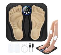 Jlobnyiun Foot Massager | 3D Adjustable Intensity Calves Massage Machine | Adjustable Muscle Stimulator Machine for Relaxation Workout Meditation Spa Ankle Legs Back Bedtime