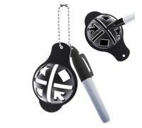 Jlobnyiun Golf Ball Markers,Hat-Shaped Template,Golf Ball Identification Marker Tool | For Players Ladies Tournaments Putting Green Practice Driving Range Father's Day Birthday
