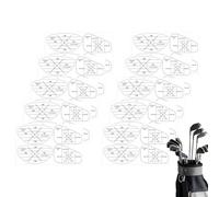 Jlobnyiun Golf Training Stickers For Striking - 10 Sheets Of Alignment Tools - Golf Alignment Aid | For Practicing The Swing And Distance Sports Activities Indoor And Outdoor