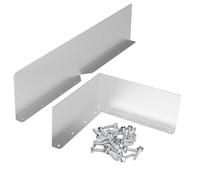 Jlobnyiun Gutters Splash Guards - Rain diverter, Splash Block | Rain Water Deflector Roof, Corner Gutter Extension for Flat Shingle Roofs Home, Prevents Erosio, A: Curved Style: 2 pack, Se référer au