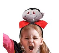 Jlobnyiun Halloween Headbands Cute Black Cat Pumpkin Witch Hat Headpieces
