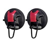 Jlobnyiun Heavy Duty Suction Cup Hooks,Heavy Duty Suction Cups | 2X Large Vacuum Suction Cup Hooks | Glass Window Shower Wall Organizer,Security Hook Strapping Car Awning Boot Camping Trap Car