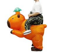 Jlobnyiun Inflatable Capybara Costume, Inflatable Cosplay Clothing - Animal Costume, for Halloween, School, Carnival, Birthday and Theme Parties