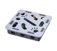 Jlobnyiun Interactive Cat Toy: Professional Mental Stimulation Variable Difficulty Sliding Lock Maze, Durable High Density Polymer + Weighted Base, Ant Design