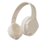 Jlobnyiun Over The Head Wireless Headphones - Comfortable Fit, Rechargeable Battery, Crisp Sound, Lightweight Frame | Headset For Remote Work Calls, Classes, Long-Hour Wear, Travel Packing Use