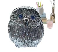 Jlobnyiun Owl Decoration for Home | Shiny White Ornaments | Owl Decorations | Christmas Complex and for the Home Living Room Bedroom Bookcase