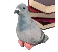 Jlobnyiun Pigeon Plush - Realistic Decor Doll, Stuffed Bird, Anatomically Accurate Avian, Miniature Urban Wildlife, Detailed Feathered Wing Figurine | Aesthetic Bedroom Accent for