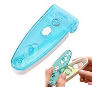 Jlobnyiun Pills Opener And Remover, Portable Tablet Box, Contactless Tablets Nemer, For Elderly And Weak Hands Blister Packaging Travel Home Hospital Pharmacy And Daily Use