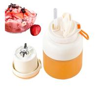 Jlobnyiun Portable Blender | Adjustable Electric Tumbler Blender 1.3L | Portable Juicer Blender, For Shakes Juice Coffee Beverages Food Travel Sport Kitchen Beach Picnic Camping