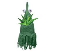 Jlobnyiun Pot Hangers for Plants - Alien Crochet Long Plant Holder | Macrame Plant Hanger, Indoor Plants Rope Storage Basket for Home Decor