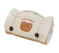 Jlobnyiun Roll-Up Toiletry Bag - Foldable Travel Makeup Toiletry Bag 4 in 1 Detachable Travel Toiletry Bag | Foldable Travel Toiletry Bag Handle, Ours, Se référer au descriptif, Refer to description
