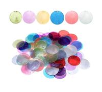 Jlobnyiun Round Shells with Holes | DIY Crafting Charms | Jewelry Making Charm - for Hobbyists Artists Women Girls Art Students Professionals Wedding Party Home Craft Room Studio Workshop