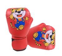 Jlobnyiun s Thai for Kickboxing for Junior Training PU Leather Breathable Cartoon Pattern Sparring Training S Boxing for Youth 3 to 12 Years Old Boys