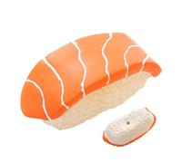 Jlobnyiun Small Squeaky Dog Toys, Dog Sushi Toy - Cigolololian Puzzle Toy - Pet Play Device for Teeth Cleaning, Training Chew Tools