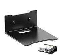 Jlobnyiun Small Wall Shelf for Camera - Wall Mount for Camera, Metal Under TV Router Bracket AV Shelf for TV Audio Projector, Player Storage Stand