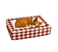 Jlobnyiun Soft Sofa Bed for Small Dogs, Soft Sofa for Sleeping and Warming for Pets - Soft and Relaxing Cat Bed with Non-Slip Bottom - for the Inside of the Cage