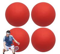 Jlobnyiun Sports Bouncy Balls for Kids High Visibility Good Bounce | Rubber Squash Ball for Training Helper, Solo Practice, Reflex Drills, Coordination Improvement, Agility Exercise, Reaction