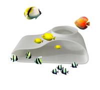 Jlobnyiun Underground Tunnel Cave For Small Aquarium,Fish Tray Decoration - Betta Fish Shelter | For Catfish Holders Beginners Home Office Restaurant Apartment Hotel Angelers Men Fathers
