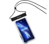 Jlobnyiun Waterproof for Mobile Phone | Protective Travel Accessories - Waterproof for Water Phone, for Adventures of Navigation, Snorkeling, Beach and Vacation, Black/White, Consulte la descripción