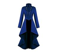 Jlobnyiun Womens Ladies Gothic Coat Renaissance Steampunk Coat Coat Gothic Coat Coat Long Victorian Dovetail Coat Coat Coat Vintage Costumes