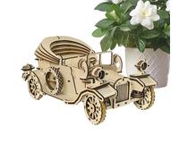 Jlobnyiun Wooden for Adults - Wooden Vehicle Construction Kit, Artisan Collector's Item for Christmas Complete Holiday