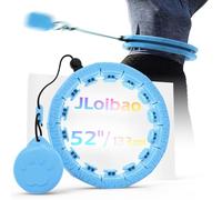 JLoibao Weighted Hula Circle for Adults With Sweet Weight Ball, Infinity Fiteness Hoop Plus Size, Include 24 Detachable Links, for Women Smart Exercise Equipment