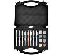 JLOZDM Mohs Hardness Test Kit, 2-9 Hardness Pens Set, Accurate Mineral Gemstone Tester, Durable for Ceramic Tiles Glass Jewelry Concrete