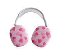 JLSDBMZ for Airpods Max Case Pink, Cute Funny Heart Pattern Personalized Design,Girly Ladies Kawaii Headphones Ear Buds Protective for AirPods Max Cover