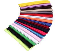 JLTN 20 PCS Yoga Cotton Headbands Elastic Stretch Sweatband Hairband Mixed Colors Ballet Head Band for Women/Girls Sports/Pilates/Fitness