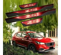 JLVVW 4pcs Car Door Sill Scuff Plate, For MG ZS 2019-2022, Stainless Steel Protector Strips, Non-Slip Anti-scratch Exterior Decoration Accessories