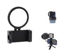 JLWIN 67mm Lens Filter Adapter Mount for Cell Phone Smartphone, Arca Swiss Dovetail Base with 1/4"-20 Hole, Cold Shoe Mount for Mic Video Light, Aluminum Alloy Phone Cage for Vlogging & Travel