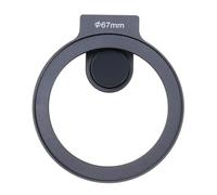 JLWIN Clip-on 67mm Thread Lens Filter Adapter Kit for iPhone 16 15 14 Pro Max 16 Plus Smartphone Cell Phone,Cold Shoe Mount for LED Light,Anti-Slip/Anti-Scratch Lock Knob (Filter Adapter)