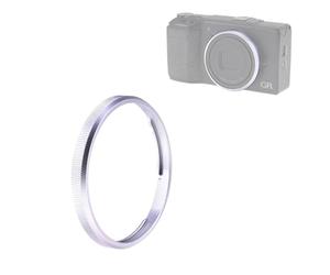 JLWIN Metal Decoration Ring Cap Lens Adapter Ring for RICOH GR II GRII GR2 Camera (Gray, GR/GRII)