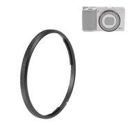 JLWIN Metal Decoration Ring Cap Lens Adapter Ring for RICOH GR IV GRIV GR4 Camera (Black, GRIV)