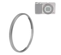 JLWIN Metal Decoration Ring Cap Lens Adapter Ring for RICOH GR IV GRIV GR4 Camera (Gray, GRIV)