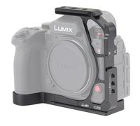 JLWIN S1R II Camera Cage for Panasonic LUMIX S1RII S1II S1IIE Camera,Built in Quick Release Plate for Arca-Swiss,NATO Rails,Cold Shoe