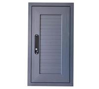 JLXJYS Concealed Plumbing Access Panel door, Lockable Aluminum Wall Access Panel Hatch Hole with key - 10x10 12x12 16x16 14x14 24x24 In, Tailored Access Panel for Drywall(Dark gray-Wxh,38x76cm/15x30)