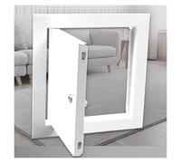 JLXJYS Plumbing Lockable Access Doors Panel, Ceilings & Walls Access Panels Concealed, 6 8 10 12 14 16 18 20 22 24 26 28 30 inhch, Electrical Inspection Hatch Service Shaft Door(16x24inch/400x610mm)