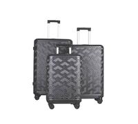 JLY 3-Piece Hardshell Luggage Set with TSA Lock & Spinner Wheels in Dark Grey | Size: 1 Pack JLY Dark Grey 1 Pack