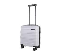 JLY 45x36x20cm Lightweight Cabin Suitcase, TSA Lock, 4 Silent Wheels, Airline Approved, Stylish Travel Luggage for Business & Leisure (Off White)