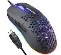 JLY C306 Gaming Mice USB Computer Mouse with 6 Adjustable DPI Up to 7200, 7 Programmable Buttons for Windows 7/8/10/XP Vista Linux-1.6M