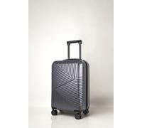 JLY Cabin Suitcase Small 20' Inch Hard Shell Hand Luggage - Lightweight, Durable with Built-in Cupholder, TSA Lock, Dual Spinner Wheels in Dark Grey JLY Dark Grey Small