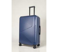 JLY Cabin Suitcase Small 20' Inch Hard Shell Hand Luggage - Lightweight, Durable with Built-in Cupholder, TSA Lock, Dual Spinner Wheels in Dark Blue JLY Dark Blue Small