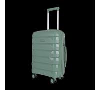 JLY Cabin Suitcase Small 20' Inch Hard Shell Hand Luggage (Surf Blue) - Lightweight & Durable, USB Charging Port, Secure TSA Lock, Dual Spinner JLY Bottle Green Small