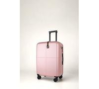 JLY Expandable Medium Hard Shell Suitcase with TSA Lock & Spinner Wheels in Baby Pink JLY Baby Pink Medium